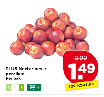 PLUS Nectarines of perziken