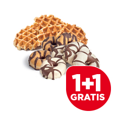 PLUS Wafels of donuts