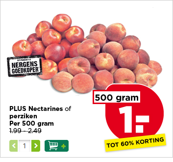 PLUS Nectarines of perziken