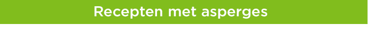 Recepten met asperges