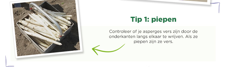 Tip 1: piepen