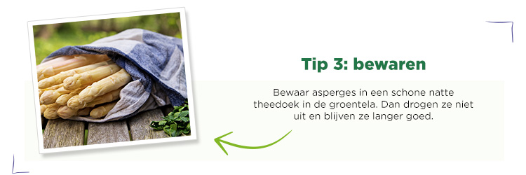 Tip 3: bewaren