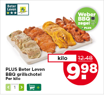 PLUS Beter Leven BBQ grillschotel