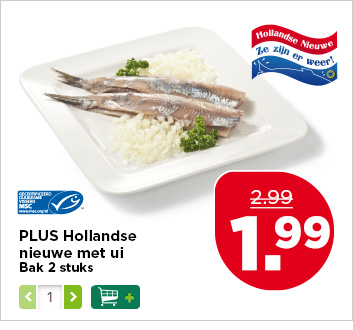 PLUS Hollandse nieuwe met ui