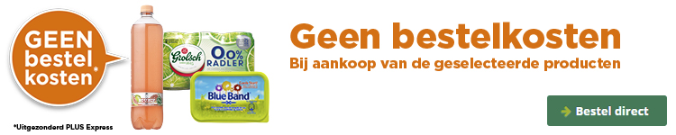 Geen bestelkosten