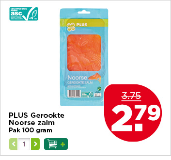 PLUS Gerookte Noorse zalm
