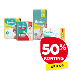 Pampers Premium luiers of Babydoekjes