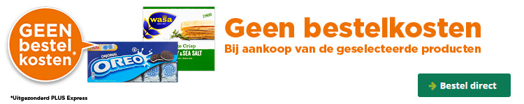 Geen bestelkosten
