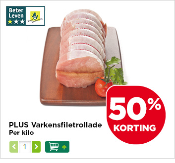 PLUS Varkensfiletrollade