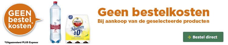Geen bestelkosten