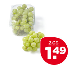 PLUS Witte pitloze druiven