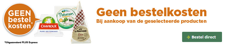 Geen bestelkosten