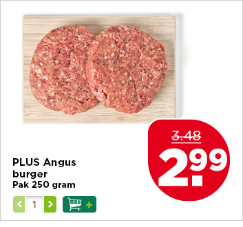 PLUS Angus burger