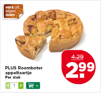 PLUS Roomboter appeltaartje