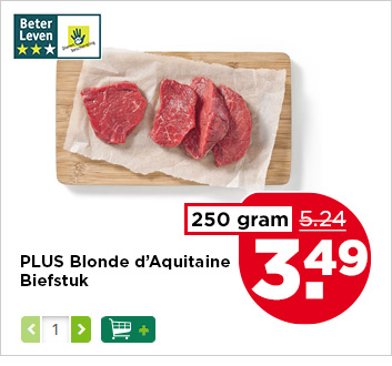 PLUS Blonde d’Aquitaine Biefstuk