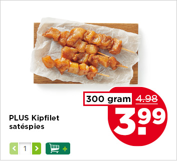 PLUS Kipfilet satéspies