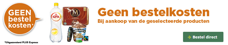 Geen bestelkosten