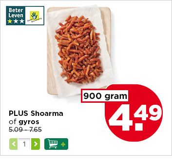 PLUS Shoarma of gyros