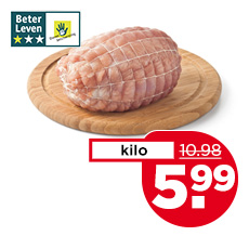 PLUS Magere varkensrollade