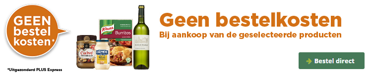 Geen bestelkosten