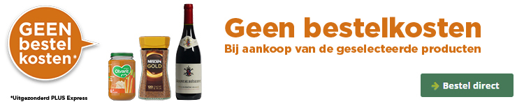 Geen bestelkosten