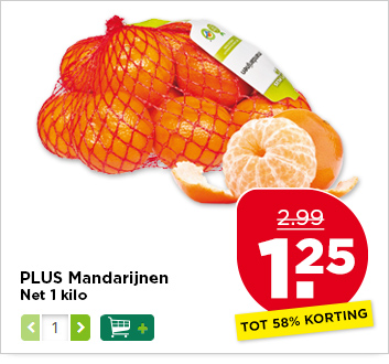 PLUS Mandarijnen