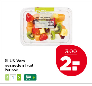 PLUS Vers gesneden fruit