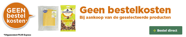 Geen bestelkosten