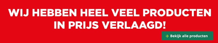 Wij hebben heel veel producten in prijs verlaagd! | Bekijk alle producten