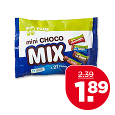 PLUS Mini bars mix