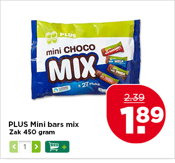 PLUS Mini bars mix