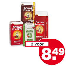 Douwe Egberts Filterkoffie, koffiebonen of pads