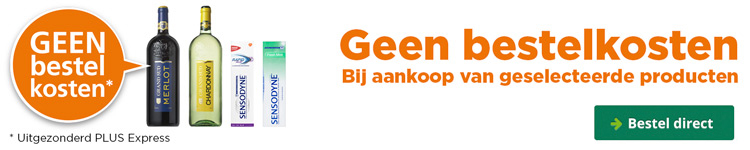 Geen bestelkosten
