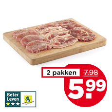 PLUS Filetlapjes Nordic, Hollandse procureurlapjes of speklapjes milde peper