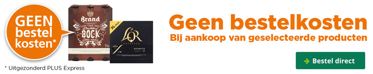 Geen bestelkosten
