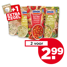 Unox Soep in zak