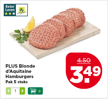 PLUS Blonde d’Aquitaine Hamburgers