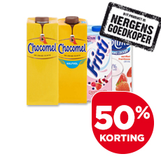 Houdbare Chocomel, Fristi of Optimel Langlekker