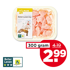 PLUS Beter Leven Kipfiletblokjes