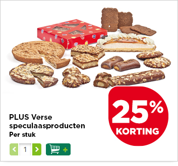 PLUS Verse speculaasproducten van de bakkerij