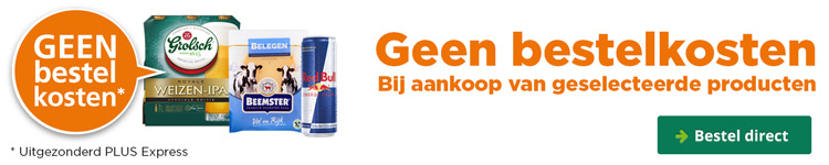 Geen bestelkosten