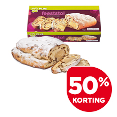 PLUS Feeststol met echte amandelspijs