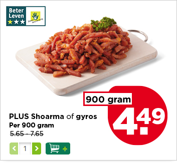 PLUS Shoarma of gyros