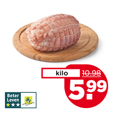 PLUS Magere varkensrollade