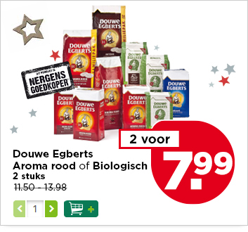 Douwe Egberts Aroma rood of Biologisch