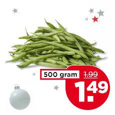 PLUS Sperziebonen