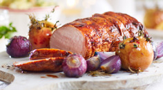 Glazed varkensrollade Glazed varkensrollade