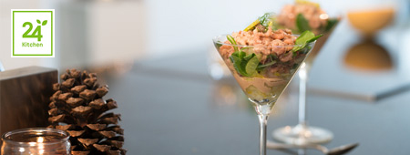 Garnalencocktail met meloen