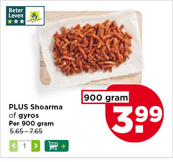 PLUS Shoarma of gyros