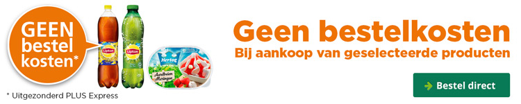 Geen bestelkosten